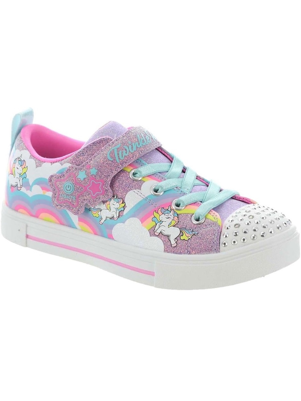 Skechers Twinkle Unicorn Light-Up Sneakers - Purple